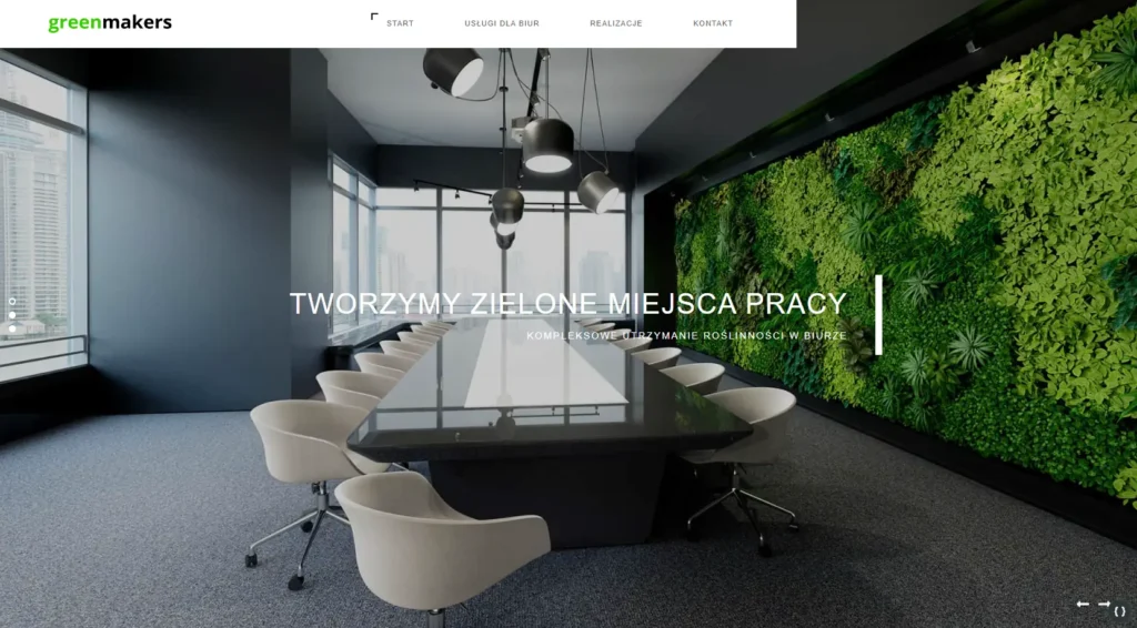 Greenmakers website screenshot